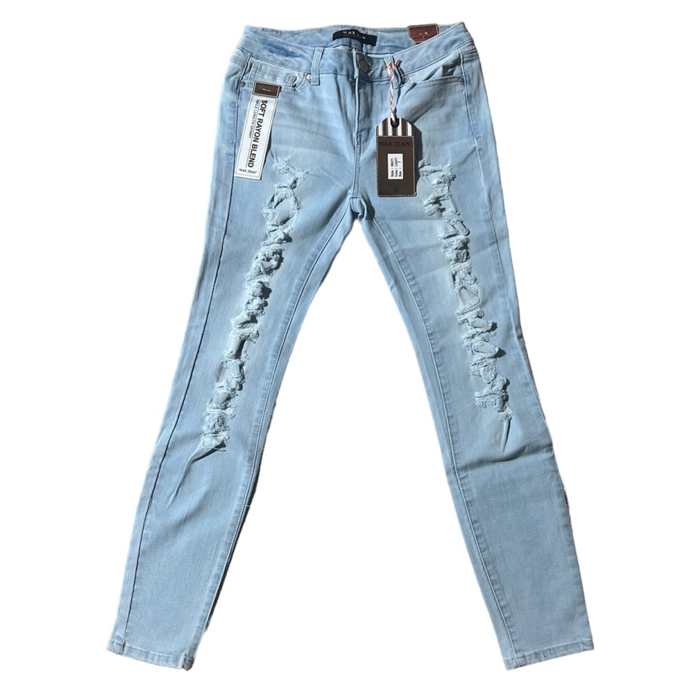 WAX Jean Ankle Skinny Distressed Jean Size 7 NWT